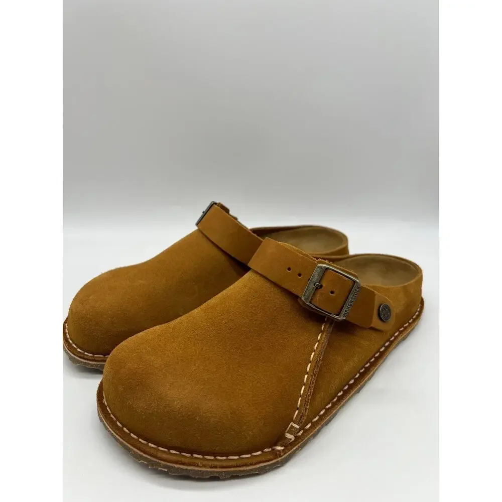 Birkenstock Lutry Premium Suede Leather Clog Mink Men's Size 9 New